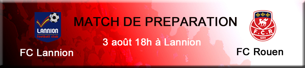 You are currently viewing Troisième match de préparation : LANNION (N3) / FCR